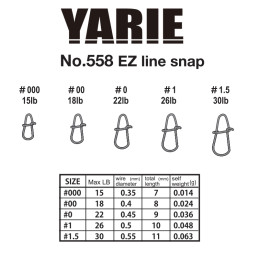 Agrafe Yarie 558 EZ Line...